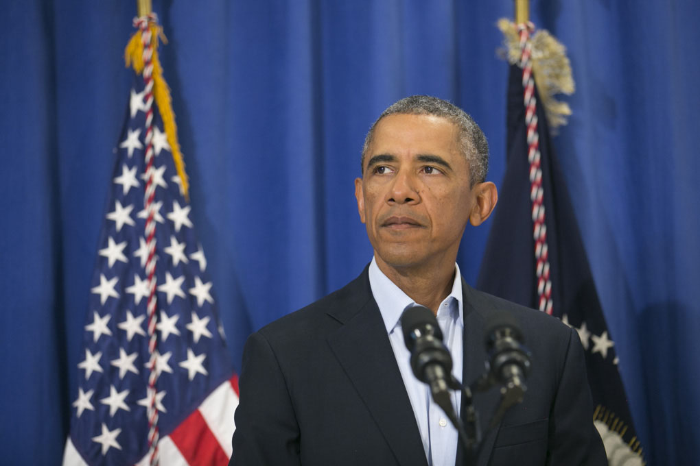 President Barack Obama speaks about the killing of American journalist James Foley