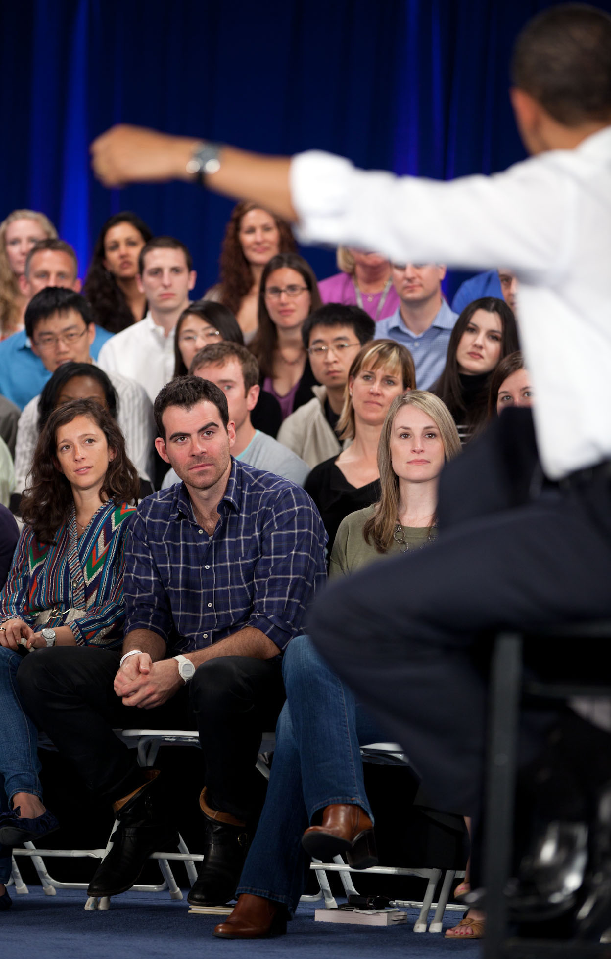 President Obama Answers Questions at Facebook Town Hall