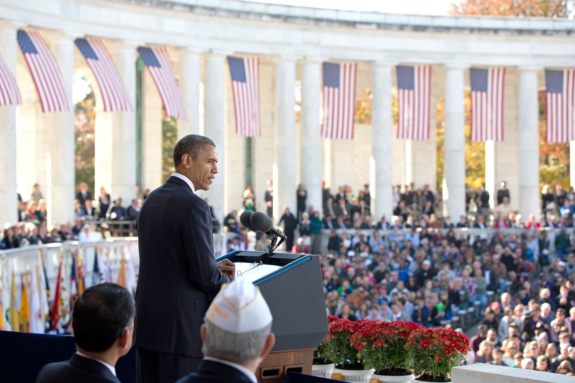 President Obama at Arlington National Cemetery