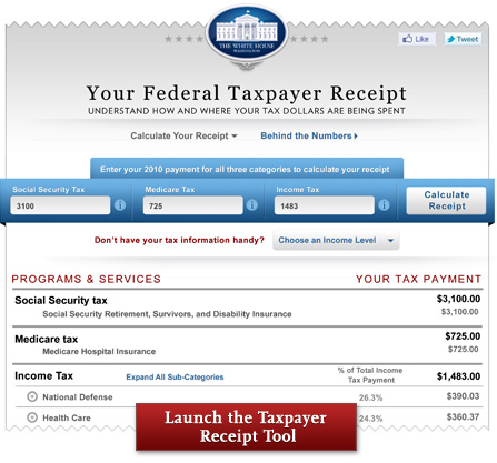 Your Federal Taxpayer Receipt