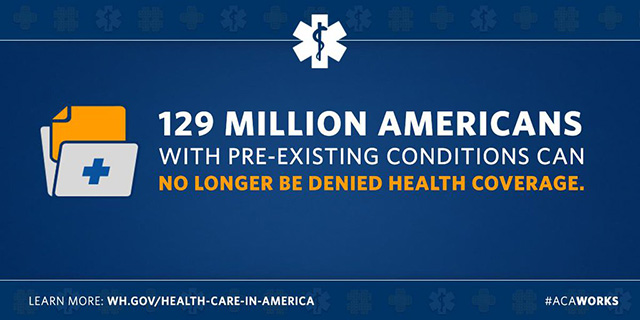 129 Million Americans with Pre-Existing Conditions Can No Longer Be Denied Health Coverage