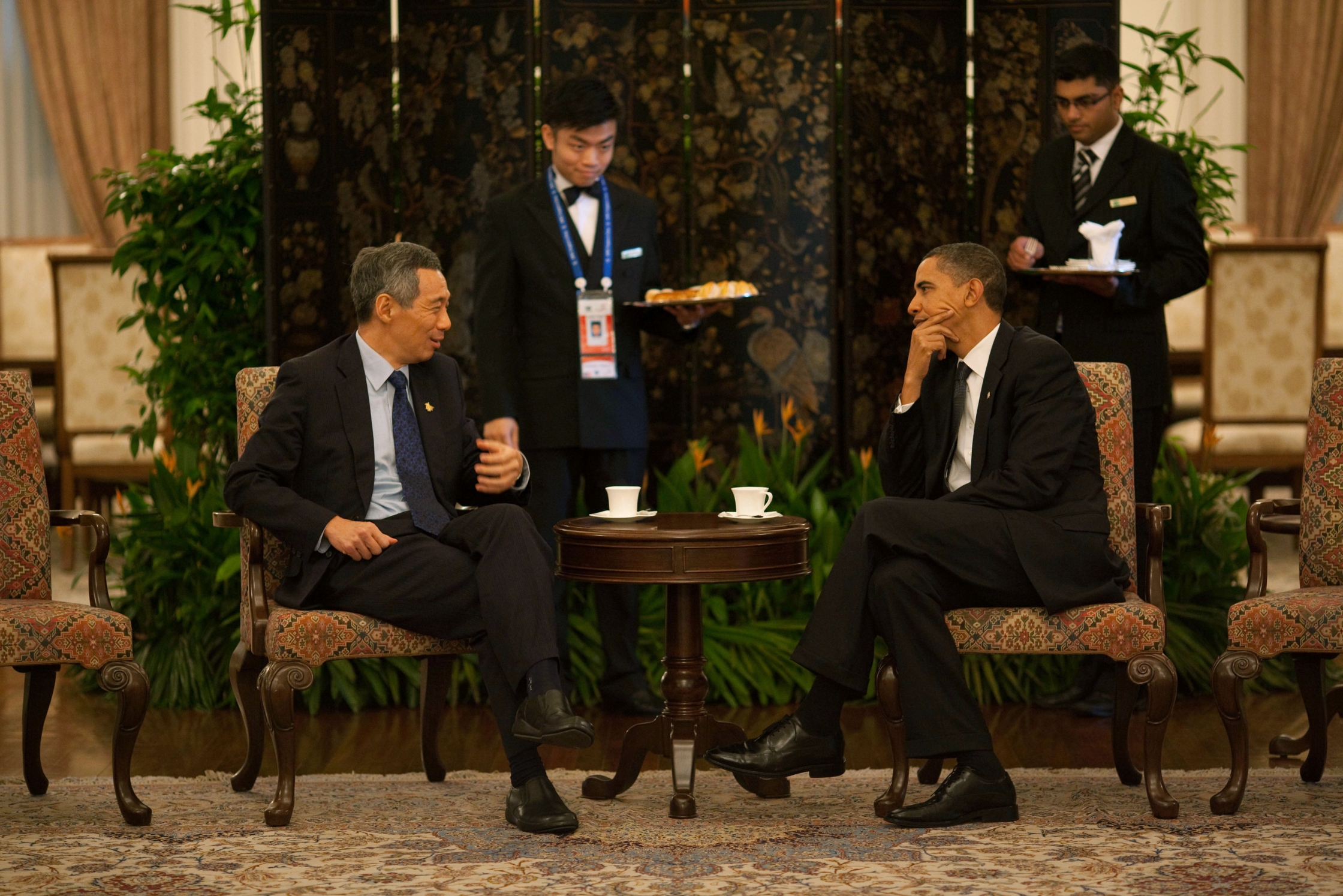 President Obama and Prime Minister Lee of Singapore in 2009