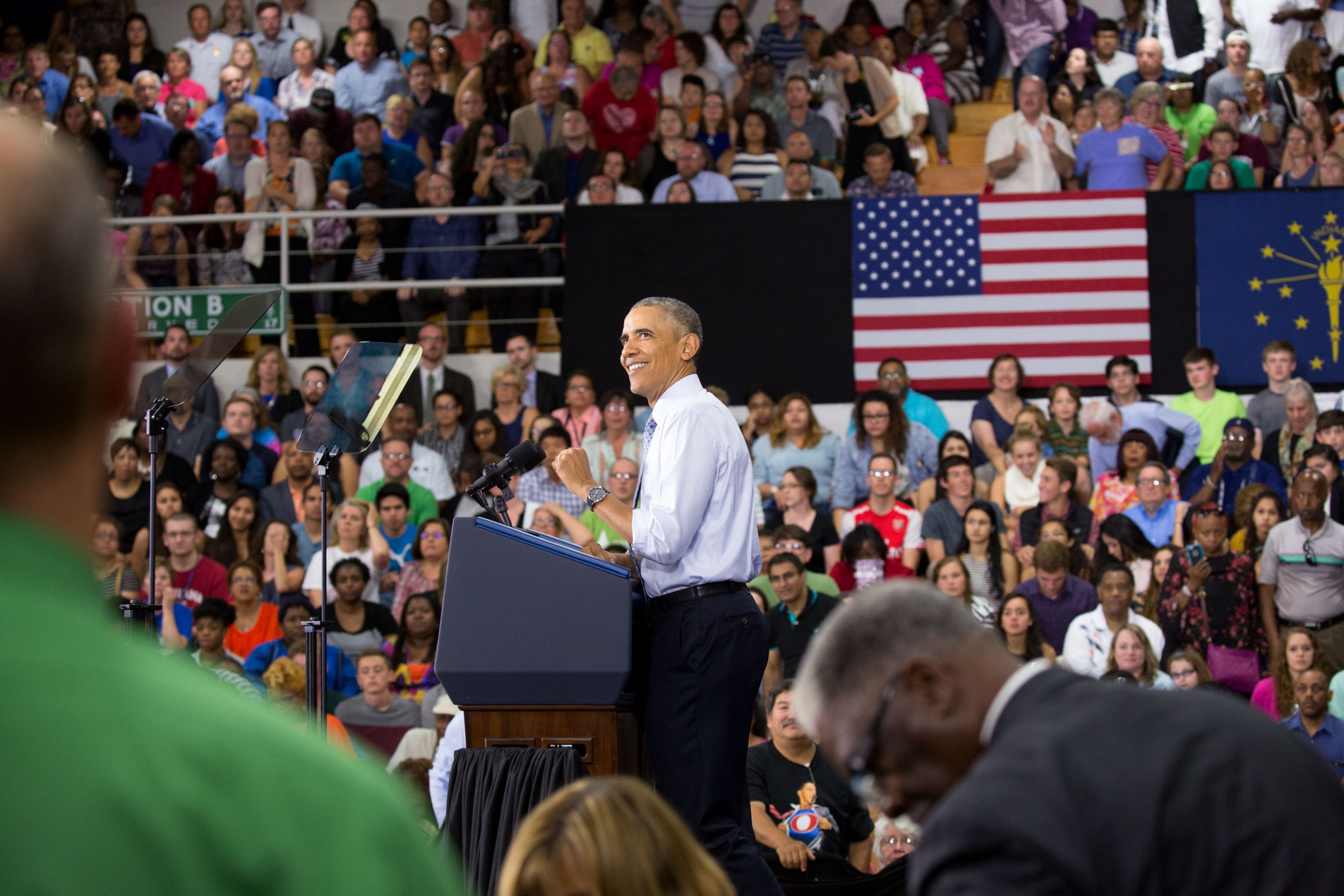 President Obama in Elkhart, IN