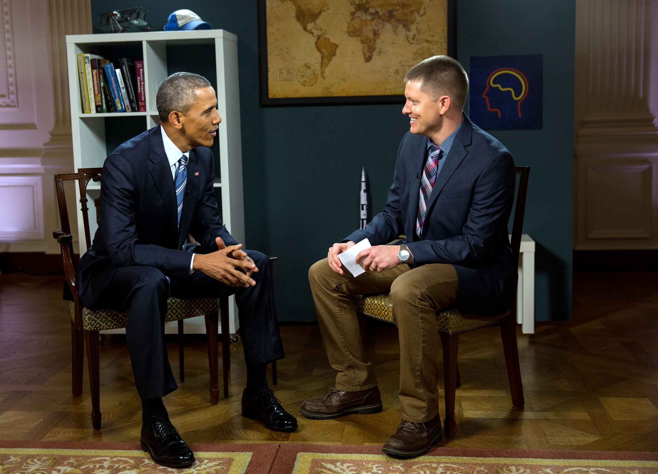President Obama in a YouTube Interview.