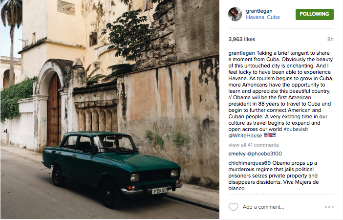 @grantlegan shares his perspective on the President's historic trip to Cuba