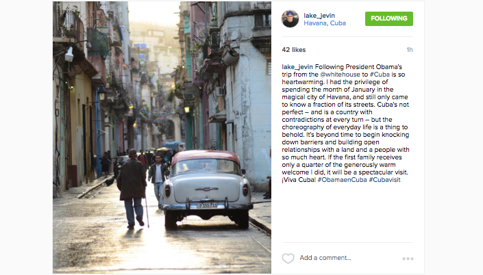 @lake_jevin shares his thought's on the President's trip to Cuba