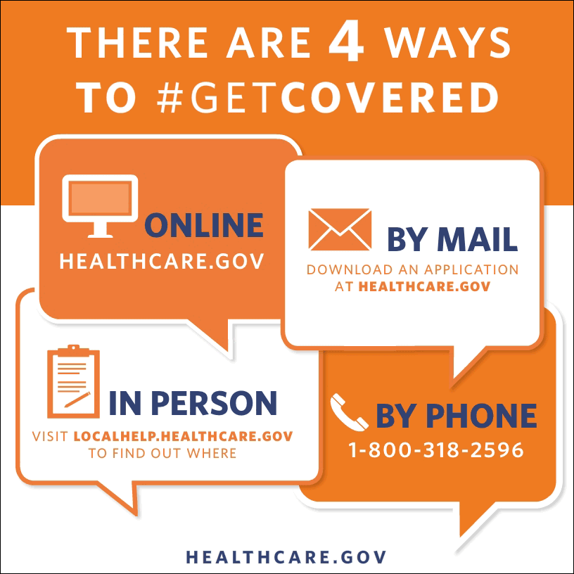 There are 4 ways to get covered