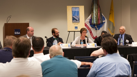 GSA Administrator Martha Johnson at "Solar Power in the Midwest" Event