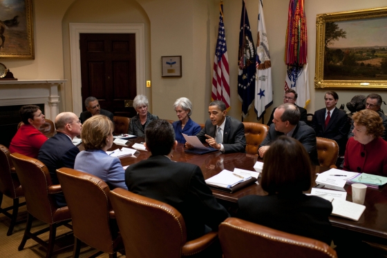 The President and HHS Secretary Sebelius Meet with Insurance Leaders on Rate Hikes
