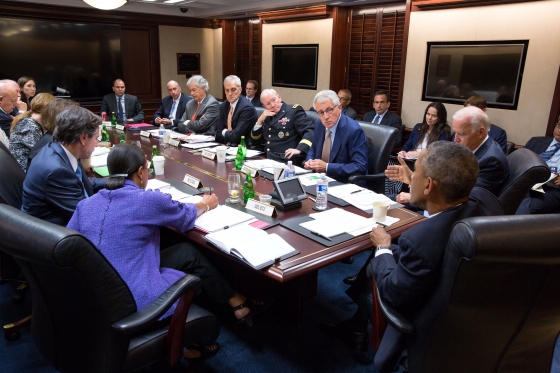 President Obama and Vice President Biden Meet with National Security Council to Discuss ISIL