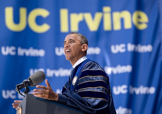 President Obama Delivers the Commencement Address at UC Irvine