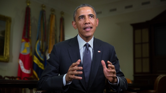 President Obama Tapes the Weekly Address on January 30