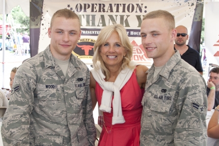 Dr Jill Biden Attends Operation Thank You!