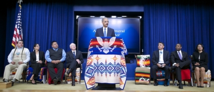 Attorney General Eric Holder at Tribal Trust Settlement Event