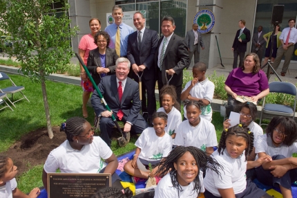 Sutley, Duncan and Jackson Green Ribbon Schools Group Picture