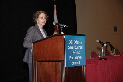 Cecilia Munoz addresses small business procurement summit in Orlando, Florida 