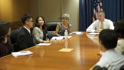 Secretary Duncan meets with DREAM Riders