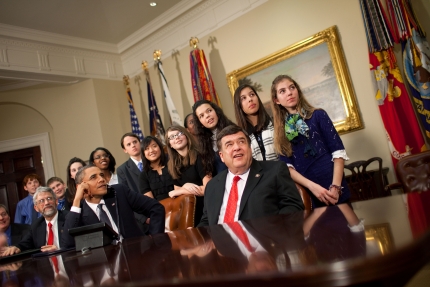 President Obama Congratulates Astronauts 