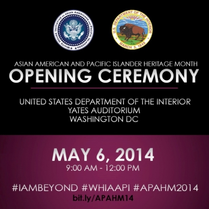 AAPI Opening Ceremony Flyer