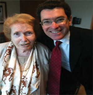 Ambassador Norm Eisen and his Mother