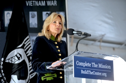 Dr. Biden at Ceremonial Groundbreaking 
