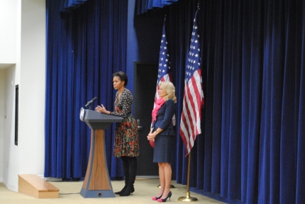 The First Lady and Dr. Biden attend "Red Tails" Screening