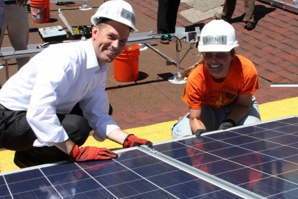 Grid Alternatives Solar Install