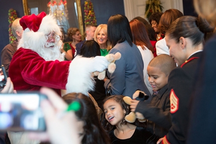 Santa Claus at the Naval Observatory Residence