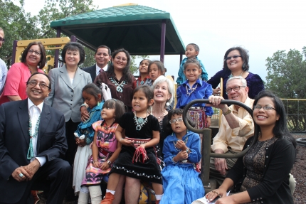 HHS Sebelius Sawmill Headstart with Children