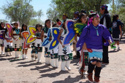 Zuni Youth Traditional Dancers kick off LMIC 3rd Anniversary events in Zuni with Butterfly Dance