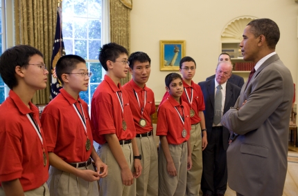 2010 MATHCOUNTS Winners Visit President Obama