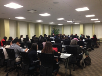 Members of the community gather for WHIAAPI’s Regional Interagency Working Group community forum in New York, NY, Aug. 15, 2013. 