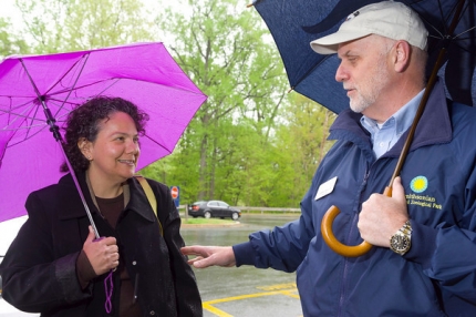 Nancy Sutley at the National Zoo for Earth Day