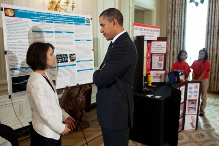 President Obama Speaks to Samantha Garvey