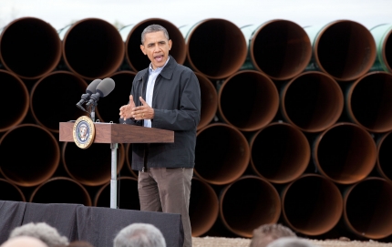 President Obama Speaks in Cushing