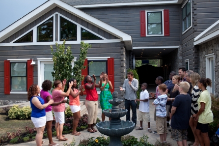 The First Lady in an episode of "Extreme Makeover: Home Edition"