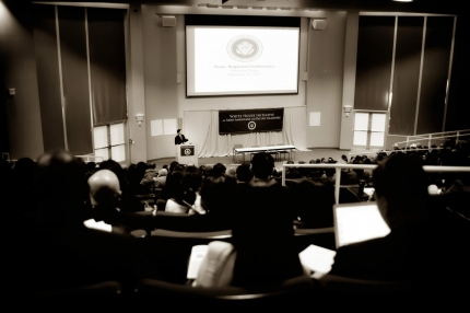Chris Lu Delivers The Keynote Address At The Texas Regional Conference