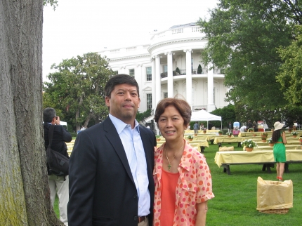 Hector Leonard Perez Vargas Jr at the White House