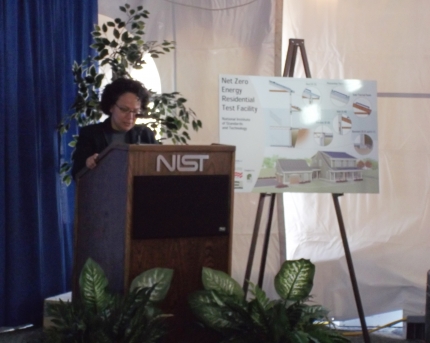 Chair Sutley delivers remarks at NIST