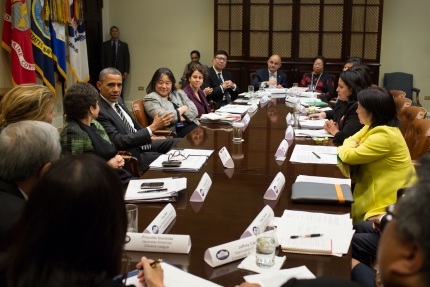 President Barack Obama Meets with Asian American and Pacific Islander National Leaders