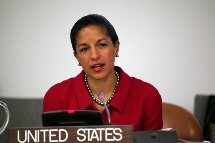 Ambassador Rice delivers remarks at a December 10, 2010 event 