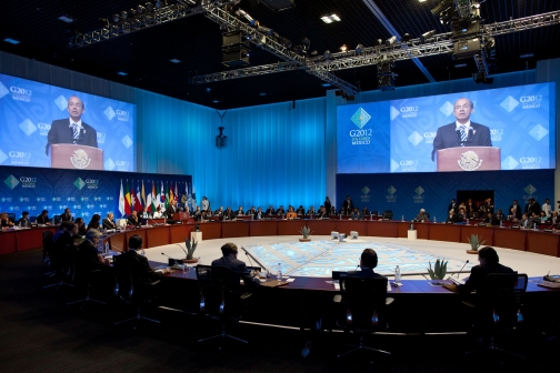 President Felipe Calderón Of Mexico Delivers Remarks