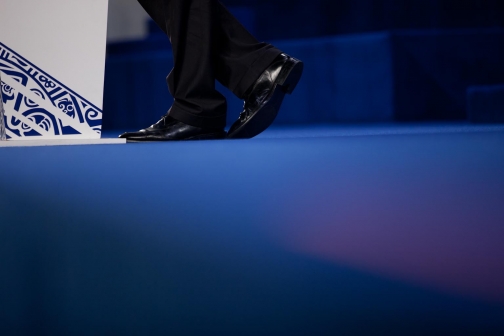 President Barack Obama During A Press Conference