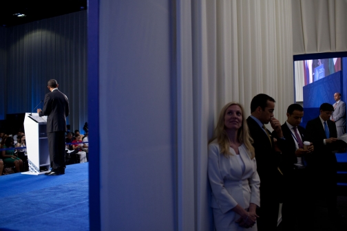 Lael Brainard Listens Backstage