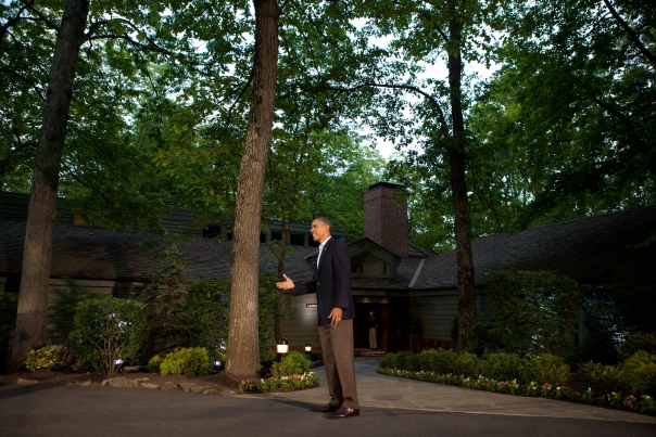 President Barack Obama Welcomes G8 Summit Leaders