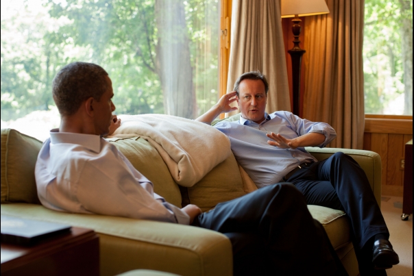 President Obama Talks With Prime Minister Cameron