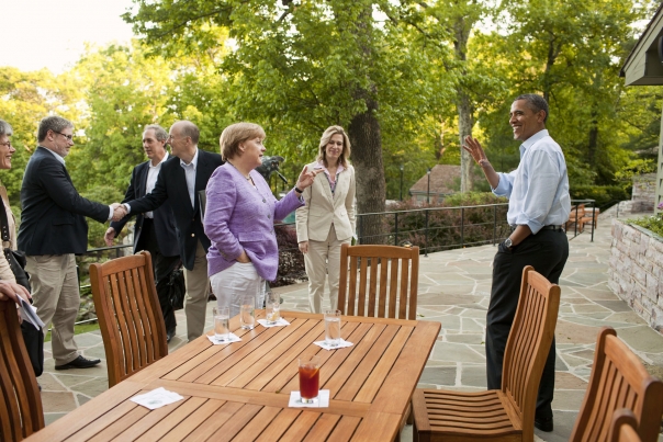 President Obama And Chancellor Merkel Conclude Their Bilat