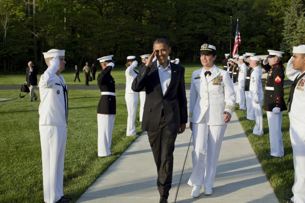 President Obama Departs Camp David