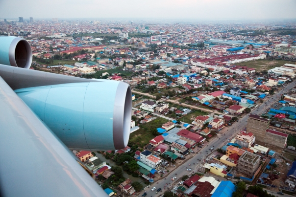 Approaching Phnom Penh