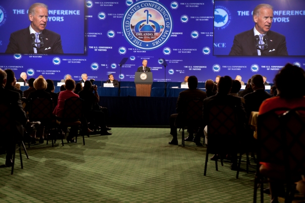 Vice President Biden Speaks to Conference of Mayors